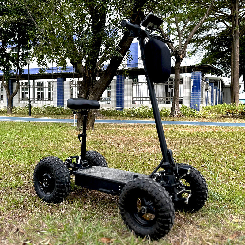13inch Off-Road Tire Four-Wheel Electric Scooter Pedal Scooter Dual Drive Golf Cart Elderly Mobility Scooter