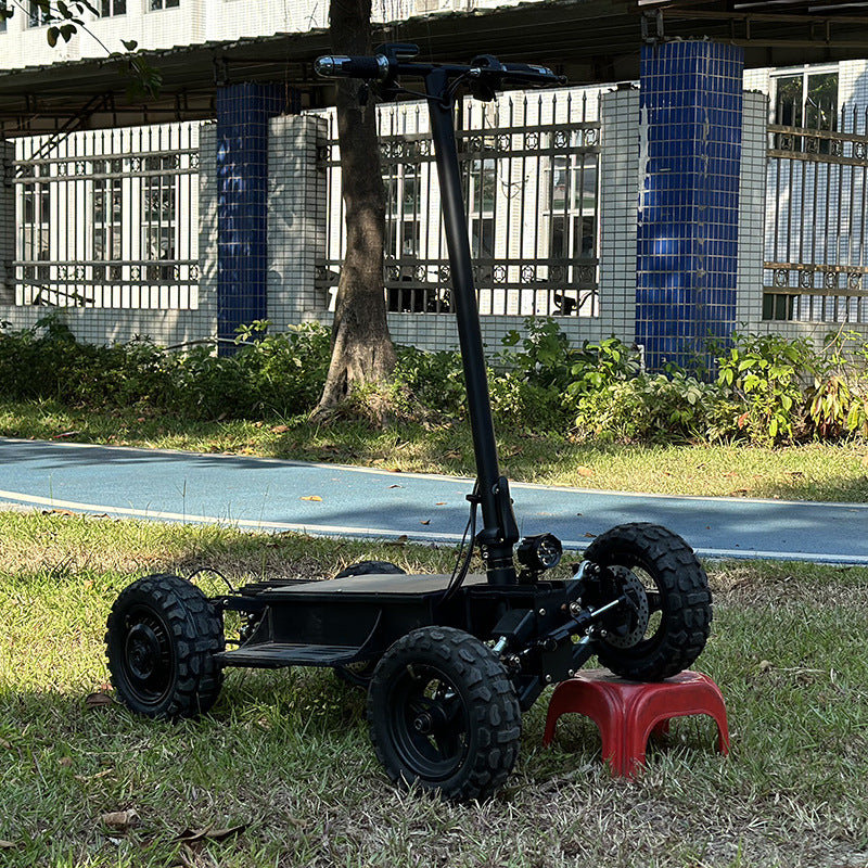 MIA 11inch Four-Wheel Electric Scooter with Tiltable Body, Foldable Off-Road Vehicle, High-Speed Four-Wheel Drive Vehicle