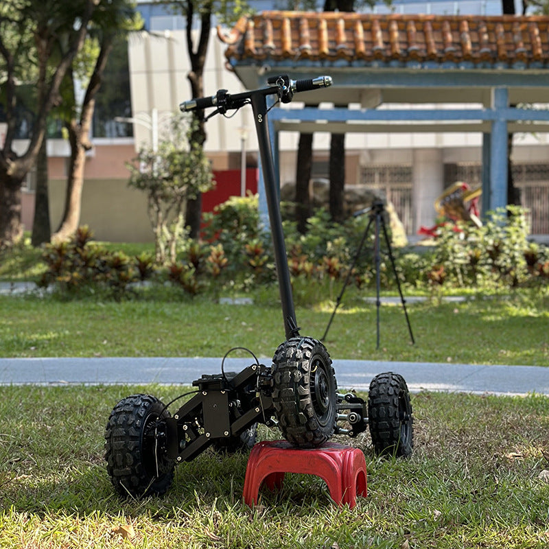 MIA 11inch Four-Wheel Electric Scooter with Tiltable Body, Foldable Off-Road Vehicle, High-Speed Four-Wheel Drive Vehicle