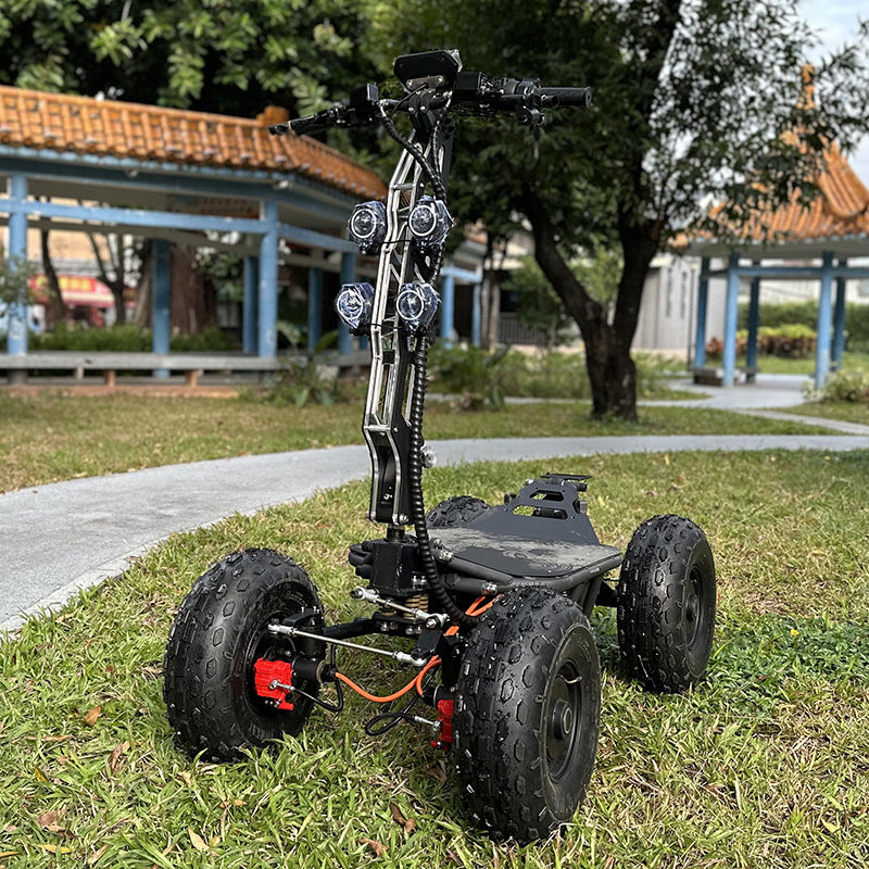Four-wheel Drive Off-road ATV Beach Car Off-road Four-wheel Electric Scooter Large High-power All-terrain Vehicle Foldable