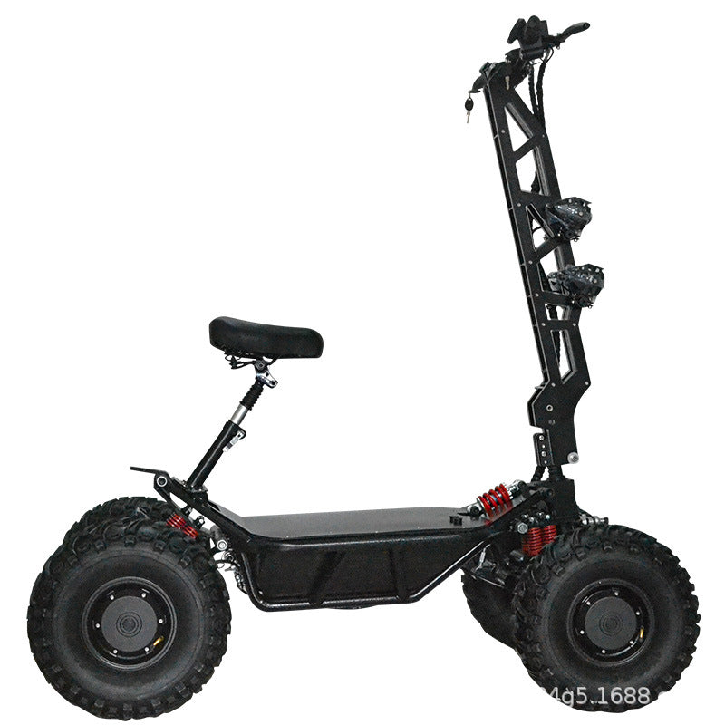 60V52AH All-Terrain Off-Road ATV Large Electric Four-Wheel Scooter Beach Car High Power Multi-Function