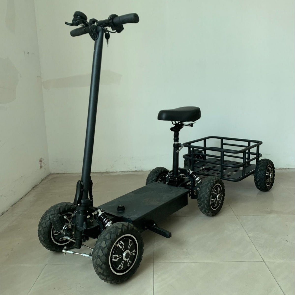 Electric Four-Wheel Scooter Golf Cart Foldable Electric Vehicle Elderly Scooter Long Battery Life Export