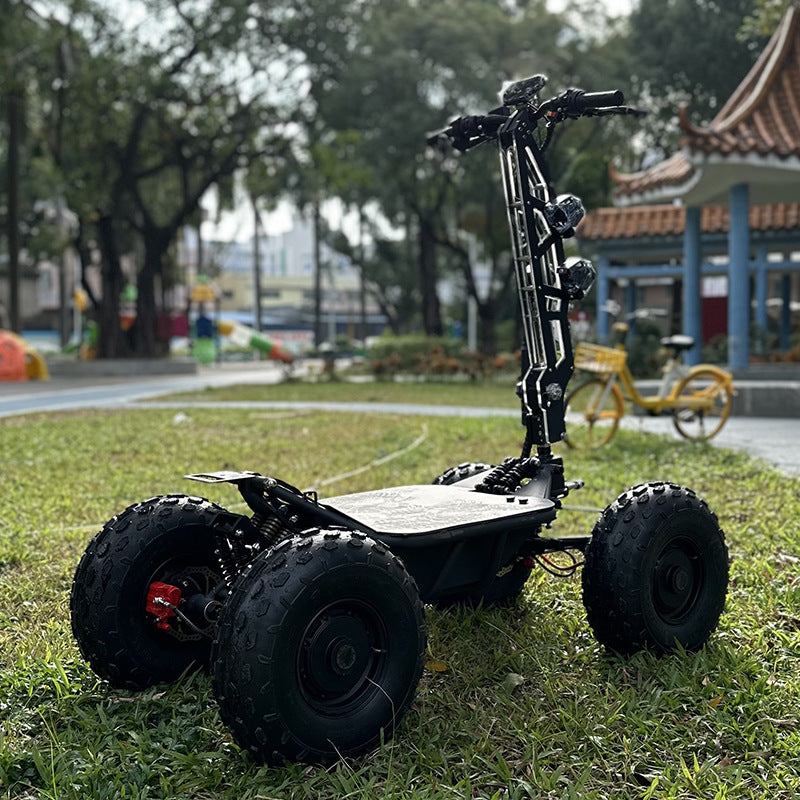 Four-wheel Drive Off-road ATV Beach Car Off-road Four-wheel Electric Scooter Large High-power All-terrain Vehicle Foldable
