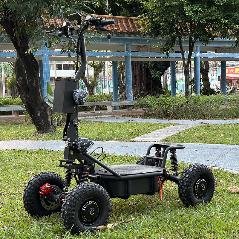 14inch Four-wheel Drive Electric All-terrain Vehicle Off-road Vehicle Beach Vehicle Four-wheel Scooter High Power Long Endurance Foldable