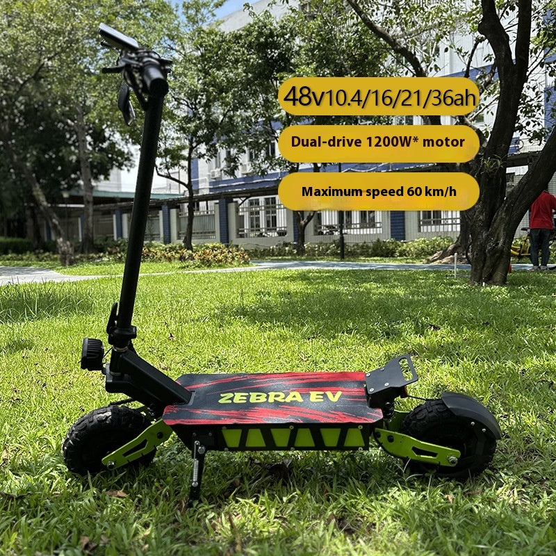 11inch Off-Road High-Speed Dual-Drive Electric Scooter Foldable Commuter Electric Scooter