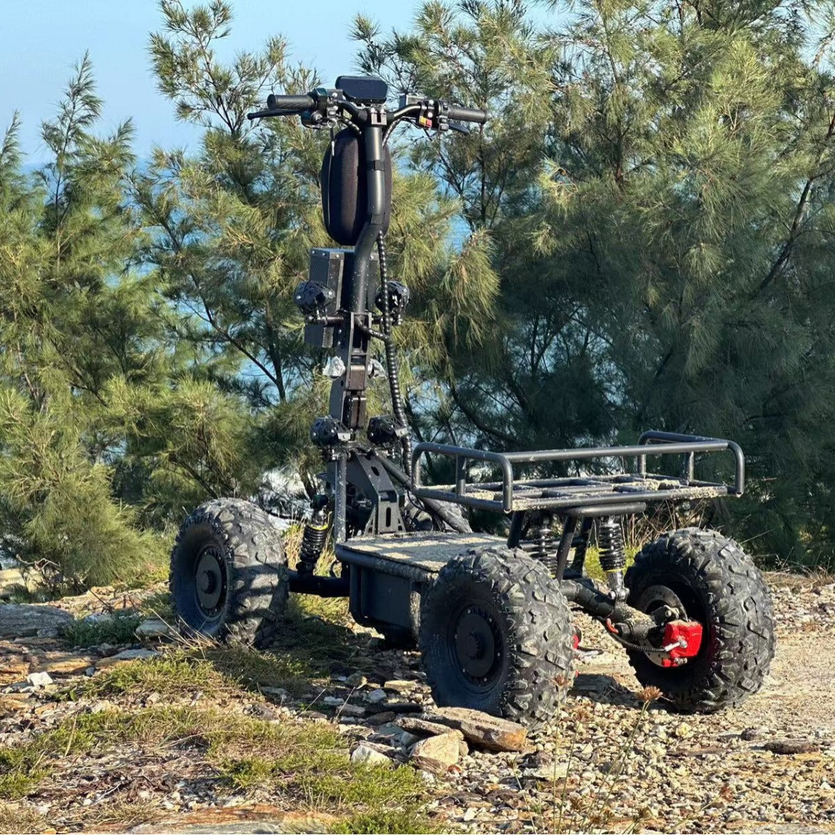 60V52AH All-Terrain Off-Road ATV Large Electric Four-Wheel Scooter Beach Car High Power Multi-Function